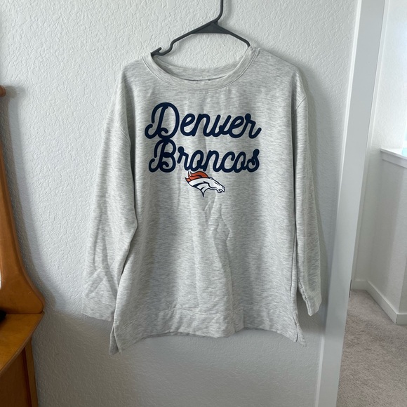NFL Gray Denver Broncos Hoodie - Picture 1 of 6